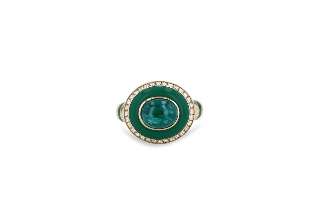 Emerald Green Candy Ring