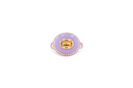 [RNG03288] Periwinkle Lilac Candy Ring 