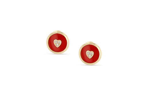 [EAR2579] Crazy Hearts Earrings 