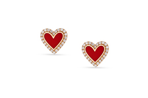 [EAR2173] Crazy Hearts Earrings 