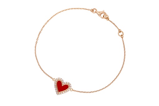 [BRL02193] Crazy Hearts Bracelet