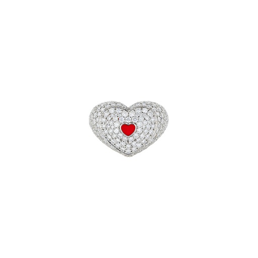 [RNG02532] Diamond Hearts Ring