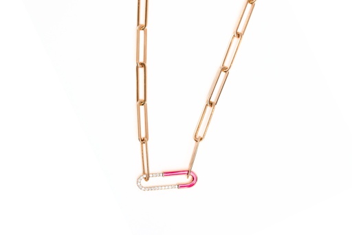 [NKL02198] Safety Pin Necklace