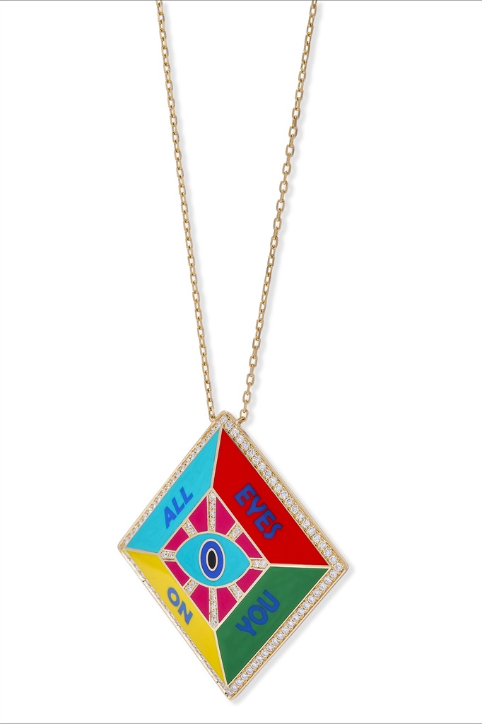 Letters & Lines Pendant (LARGE)