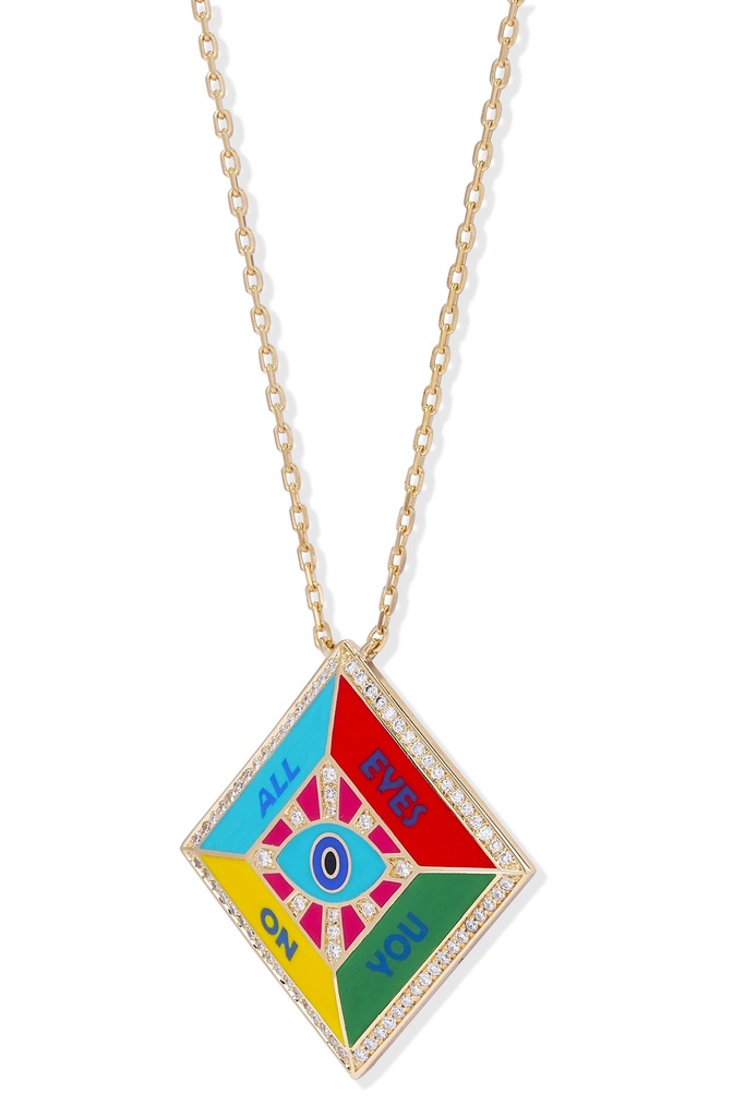 Letters & Lines Pendant (SMALL)