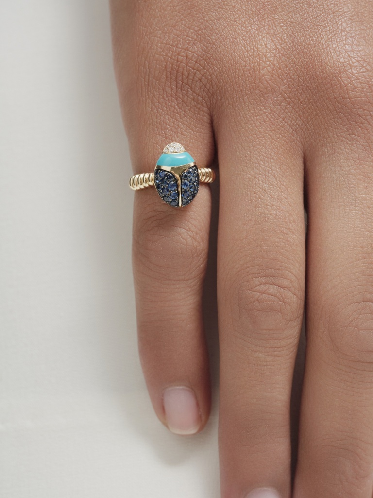 Mini Scarab Ring
