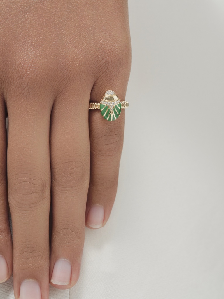 Mini Scarab Ring