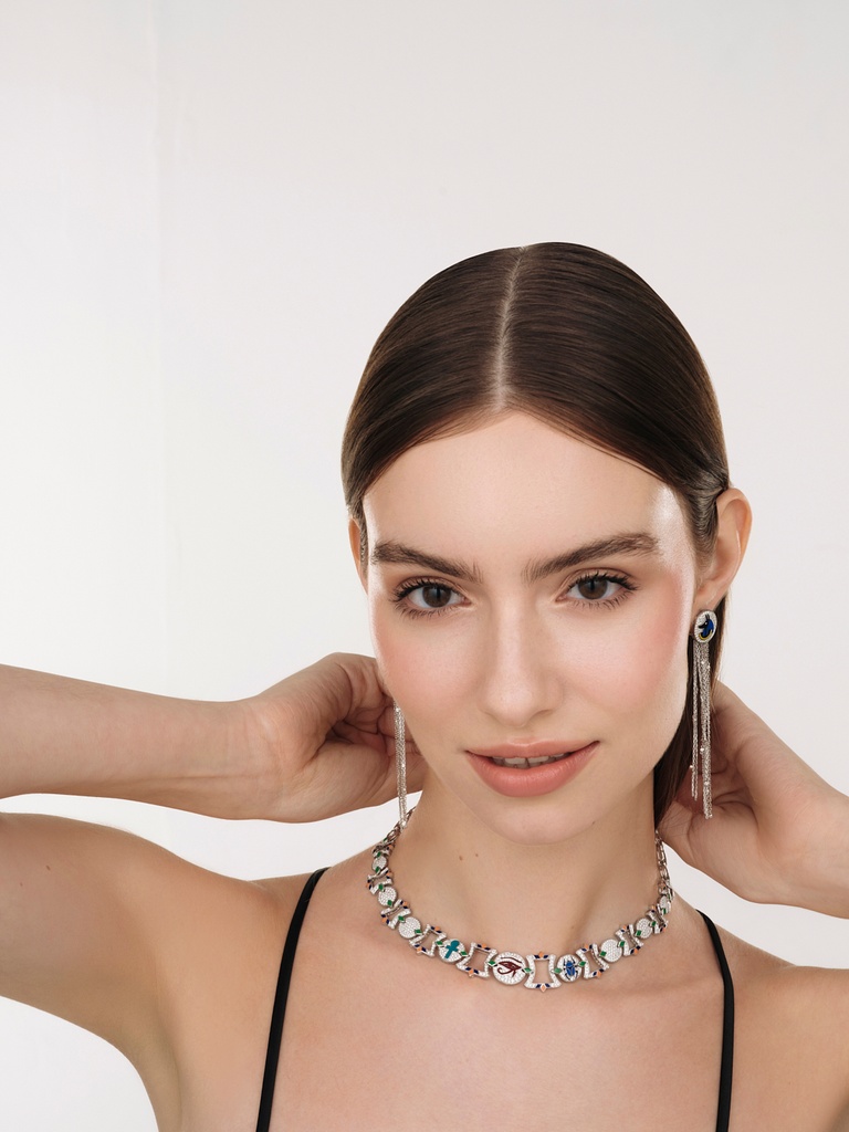 Reversible Pharaonic Collier / Choker