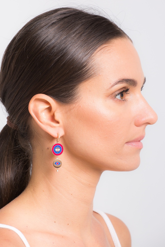 Crazy Eye Earrings