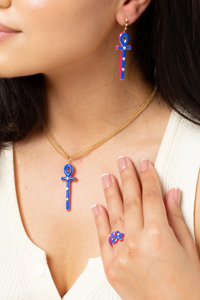 Ankh Earrings