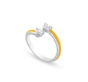 Diamond Hearts Ring