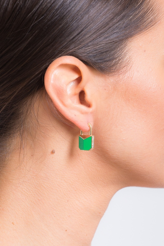 Padlock Earrings