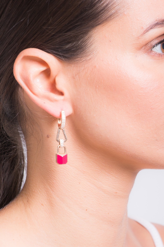 Padlock Earrings