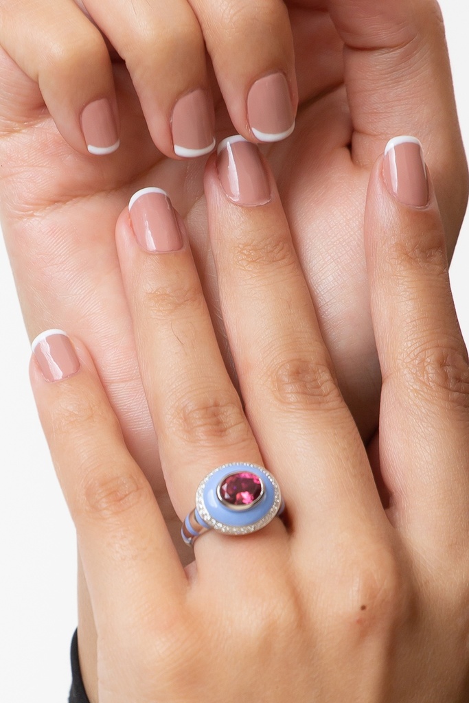 Columbia Blue Candy Ring
