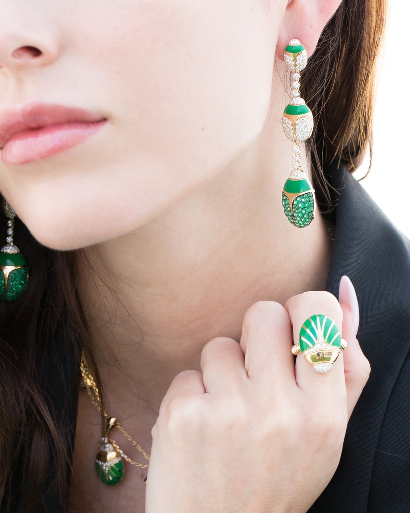 Scarab Earrings