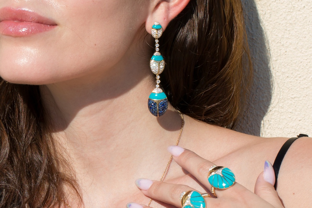 Scarab Earrings