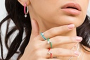 Diamond Hearts Earrings
