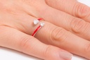 Diamond Hearts Ring