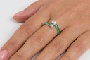 Diamond Hearts Ring