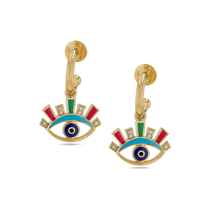Crazy Eyes Earrings