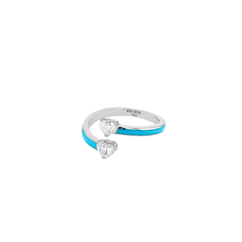 Diamond Hearts Ring