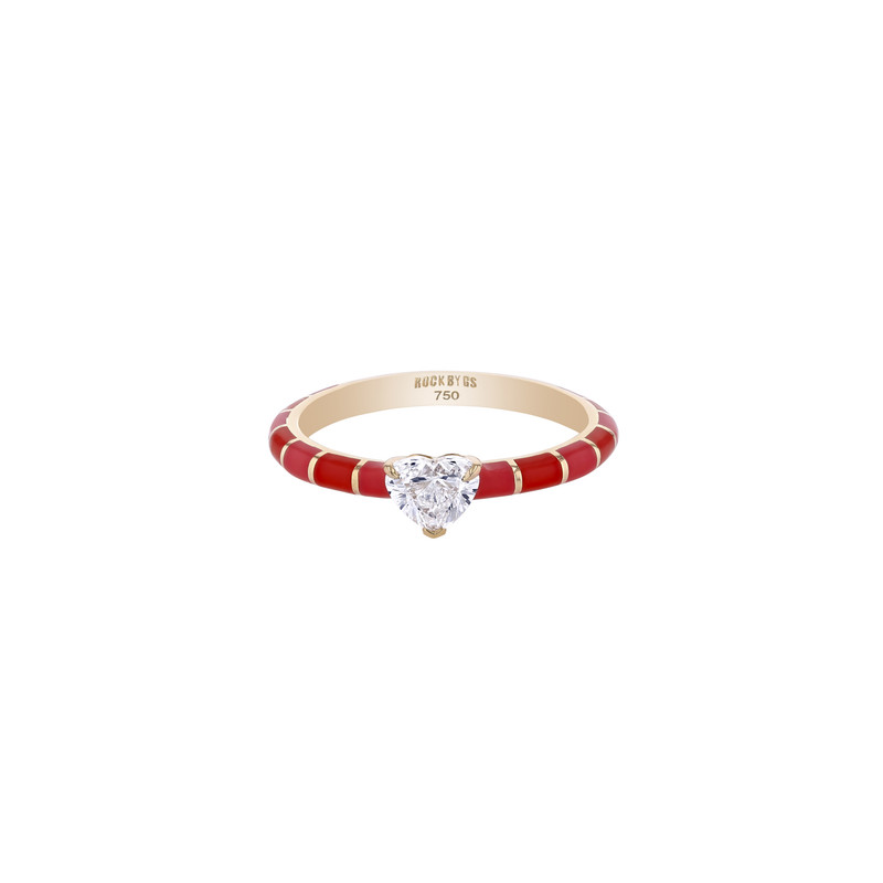 Diamond Hearts Ring