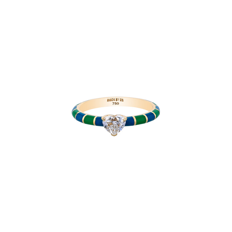 Diamond Hearts Ring