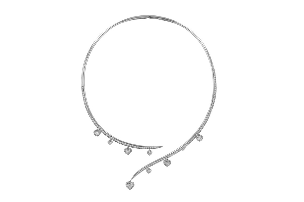 Diamond Hearts Necklace