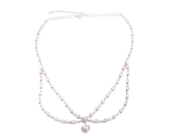 Diamond Hearts Necklace 