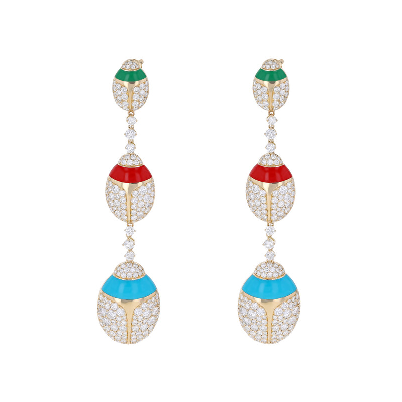 Scarab Earrings