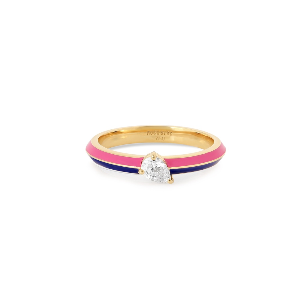 Pear Diamond Ring
