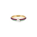 Pear Diamond Ring