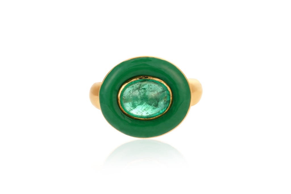 Emerald Candy Ring