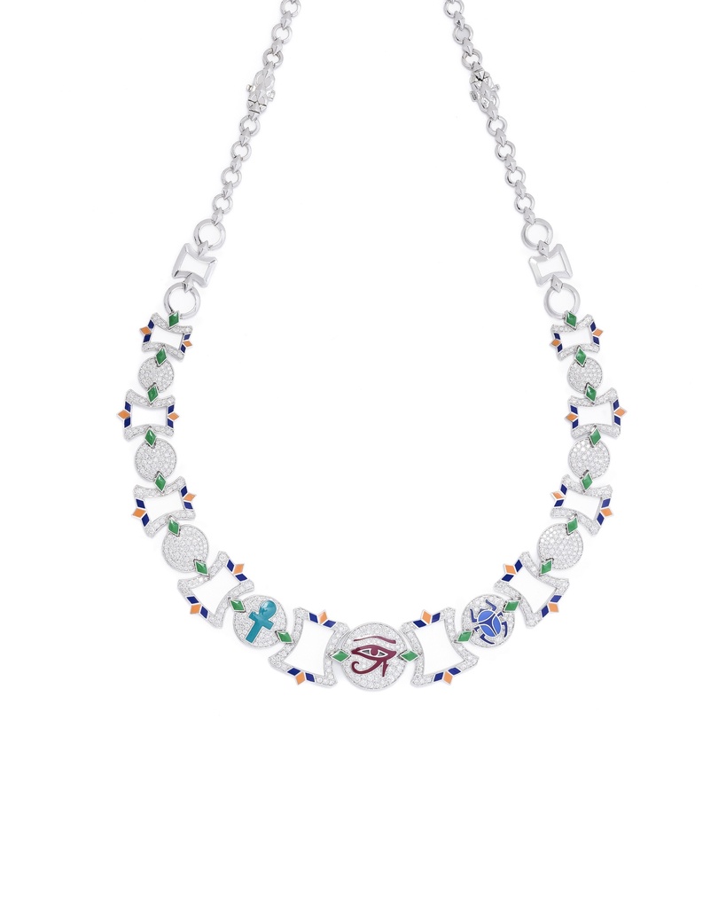 Reversible Pharaonic Collier / Choker