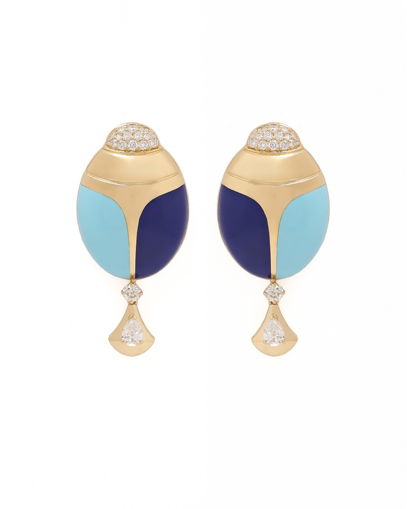 Scarab Earrings