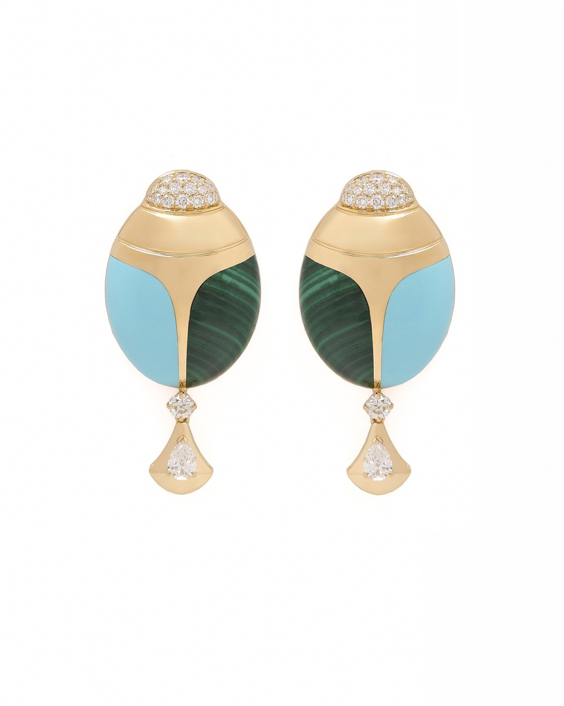 Scarab Earrings