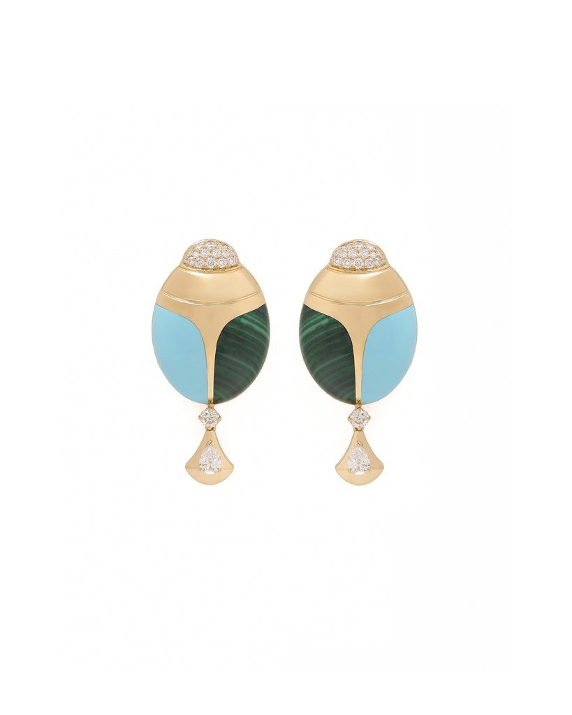 Scarab Earrings