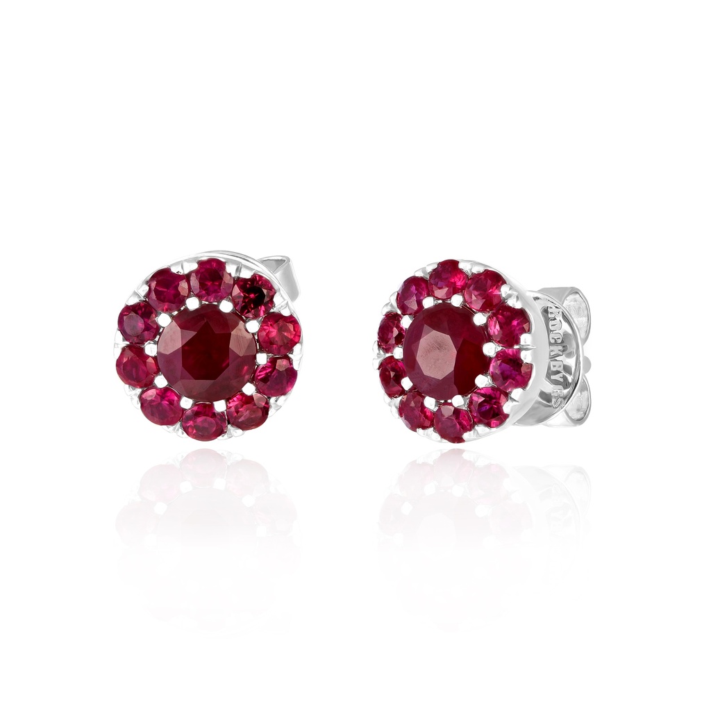 Ruby Stud Earrings