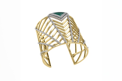 [BNG01072] Art Deco Bangle