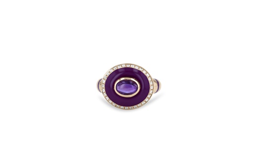[RNG03303] Grape Purple Candy Ring 