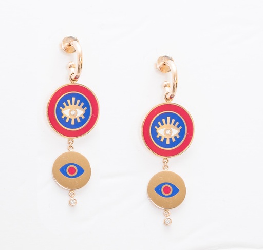 [EAR2131] Crazy Eyes Earrings