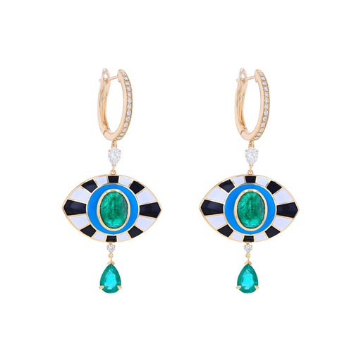 [EAR2510] Crazy Eyes Earrings