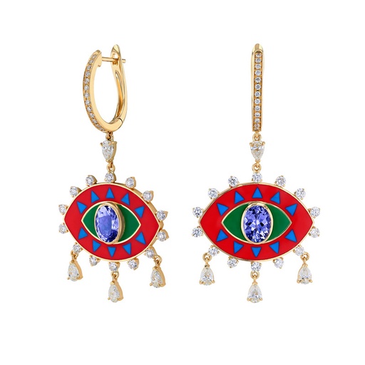 [EAR2439] Crazy Eyes Earrings