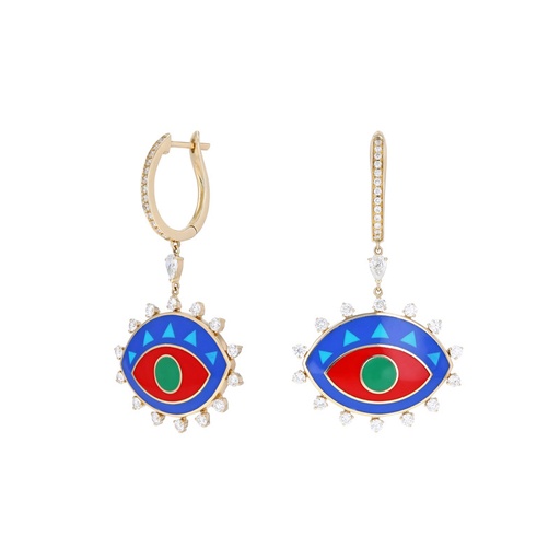 [EAR2560] Crazy Eyes Earrings