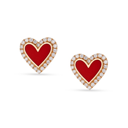 [EAR2173] Crazy Hearts Earrings 