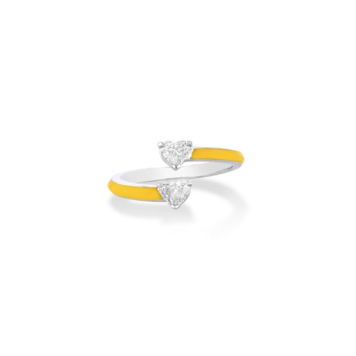 [RNG02470] Diamond Hearts Ring