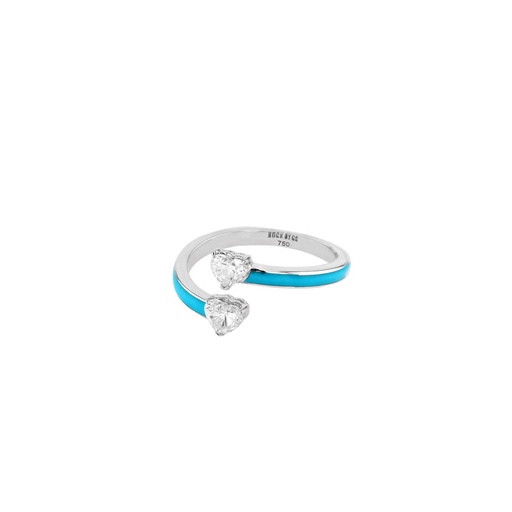 [RNG02511] Diamond Hearts Ring