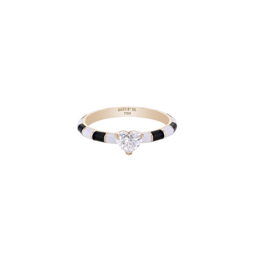 [RNG02717] Diamond Hearts Ring