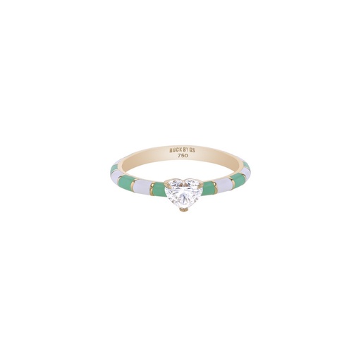 [RNG02718] Diamond Hearts Ring