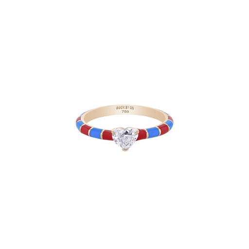 [RNG02721] Diamond Hearts Ring